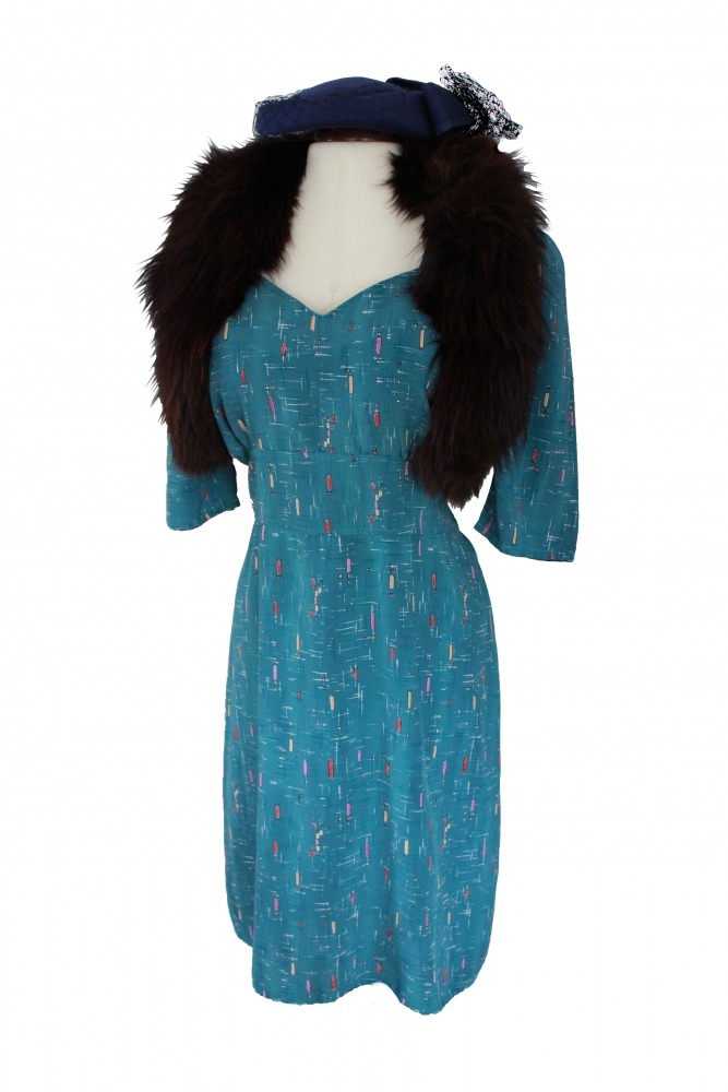 Ladies 1940s Wartime Costume Size 18 - 20 Image